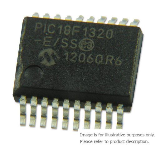 10 X MICROCHIP PIC18F1320-E/SS MICROCONTROLLER MCU, 8 BIT, PIC18, 40MHZ, SSOP-20