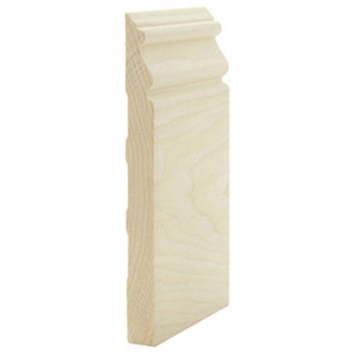 7 1/2 In. Stain Grade Solid Poplar Hardwood Base Moulding Wood Molding Baseboard