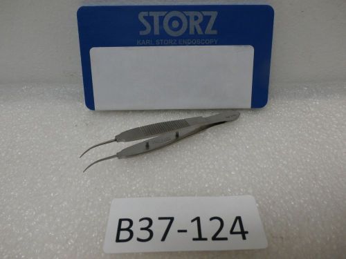 Storz E-1808 OSHER Tying Forceps 4&#034; Curved Tip 6.5mm Opthalmic Instruments