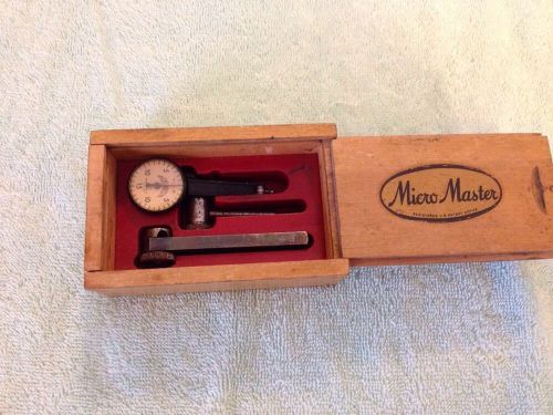 Vintage Micro Master V-39 Dial Indicater In Original Box. Works