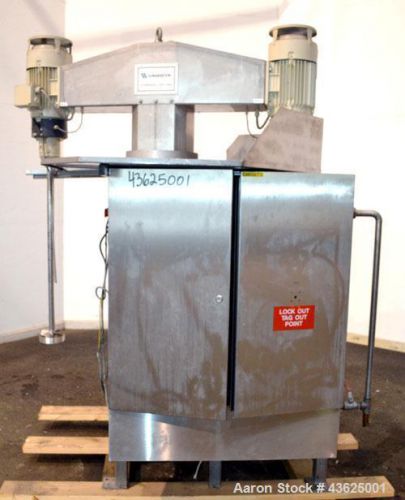 Used- Van Wyk Systems Duplo Homo Mixer. (2) Homo mixers each with approximately