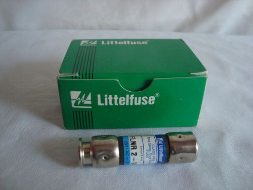 New in box littelfuse box of 10 powr-gard fuses flnr  2-1/4 amp 250 volt silver for sale