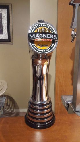 Beer Tap Faucet Draft Single Tower keg Kegerator Lights Logo Magners