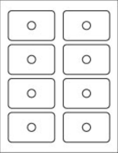NEW 8-up mini Business Biz Card CD DVD Labels Sheets 800ct Laser Ink Jet Printer