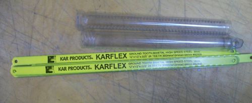 Hacksaw blades 10 pack of 12&#034; bi-metal 24 tpi - karflex for sale