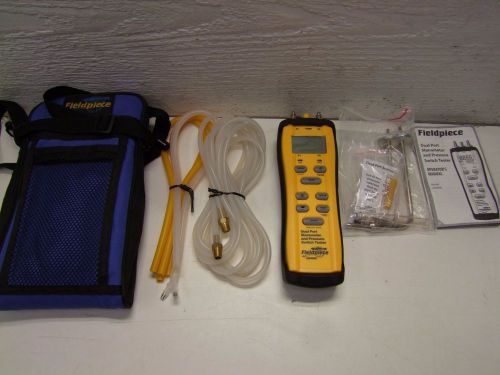 NEW!! Fieldpiece SDMN6 Dual Port Manometer And Pressure Switch Tester