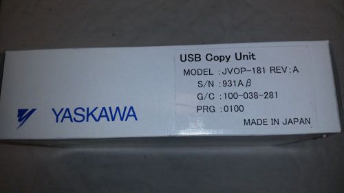 New Yaskawa JVOP-181 USB Copy Unit Drive V1000/J1000 Y-Stick NIB Converter