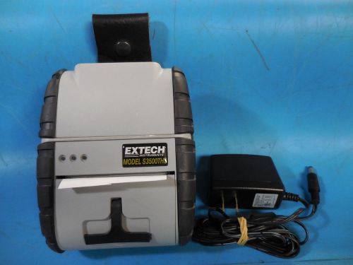 Extech Model S3500THS Thermal Printer with Strap &amp; Power Adapter