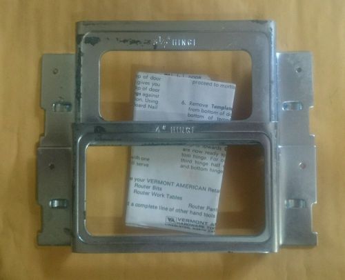Vermont American Hinge Mortising Template Set Made In USA No. 23457 (857)