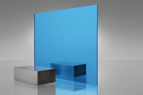 5 Sheets 1/8&#034; Blue Mirrored Acrylic Plexiglass 12&#034; x  12&#034;