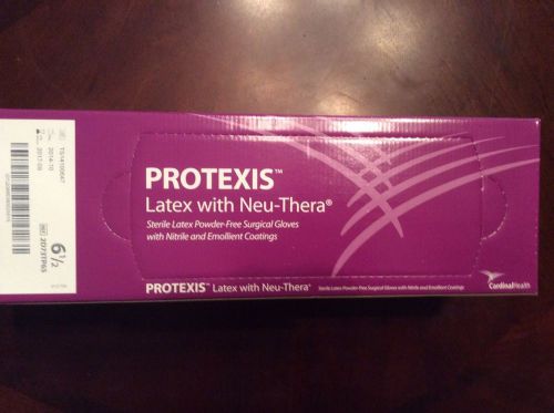 Protexis Latex with Neu-Thera Sterile Latex Gloves Size 6.5 full Box