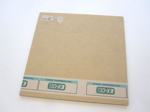 EX-CEL Lexan Polycarbonate clear 1 sheet - 3/8&#034; x 12&#034; x 12&#034; (1&#039; square) new