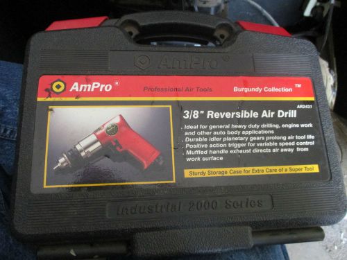Ampro 3/8&#034; reversible pneumatic air drill Model AR2431