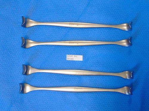 Set Of 4 3/4&#034; Wide  Deaver Retractors Aesculap BT187, BT187R  &#034;Stainless&#034; R120