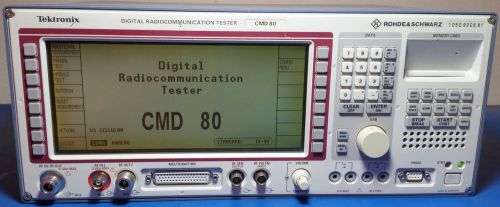 Tektronix CMD 80 Communication Tester B1/B3/B14/B60/B61/B62/B81/B82/K1/K2