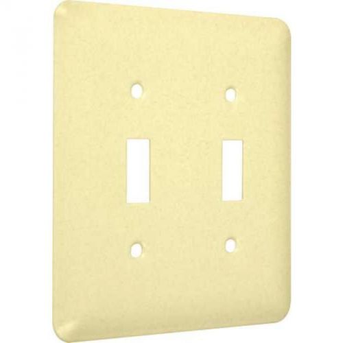 Wallplate Maxi 2Toggle Iv Wr HUBBELL ELECTRICAL PRODUCTS Standard Switch Plates