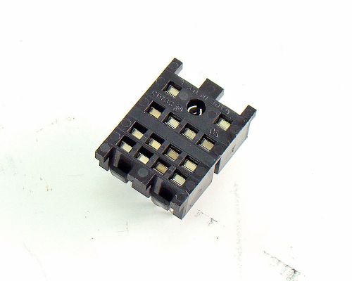 Lot of (65) 14 pin relay sockets -various mfrs - ecg, nte, selecta swi for sale