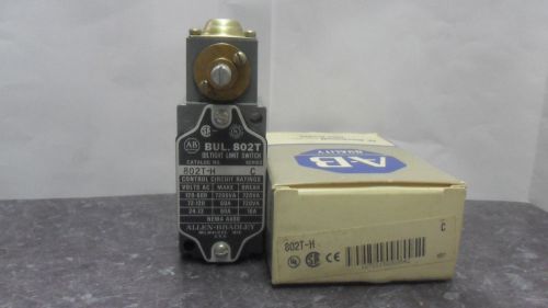 New Allen Bradley 802T-H 802TH Oil Tight Limit Switch Series C NIB
