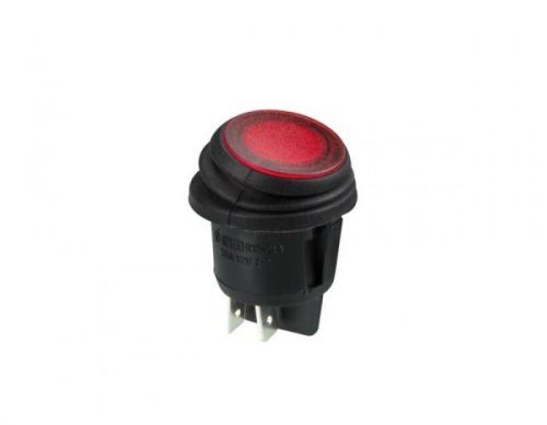 VELLEMAN R13244BR/LED ILLUMINATED ROCKER SWITCH - RED LED 12V- 2P/ON-OFF