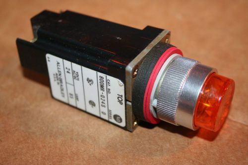 Allen Bradley Indicator Light  800MR-Q24S-Amber Used #18407