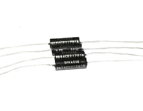 Sprague RB54C Precision Wirewound Resistors 21.7K ?, .25W,  0.1%  x 4pcs Audio