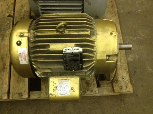 BALDOR SUPER E 10HP 3500RPM 3PH CEM3771T 215TC 230/460V MOTOR