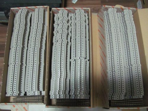 Lot OF 6 Weidmuller Boxes Of ZQV 4N/41 41-POLE JUMPER and WDK 4N terminals