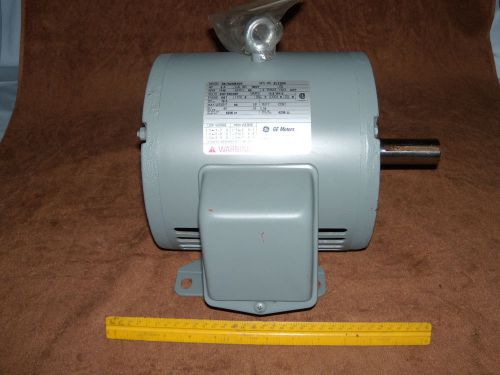 *3hp ge electric motor* 3ph 200/230/460 volt 1745rpm for sale