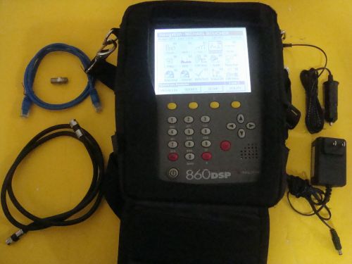 Trilithic 860 DSP 860 DSPi TriplePlay MultiFunction Cable Meter Power Pack 1Ghz