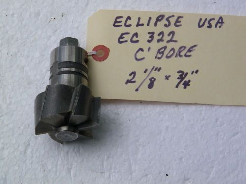 Eclipse -radial  drive counterbore - ec 322 6 flt. 2 1/8&#034; used for sale