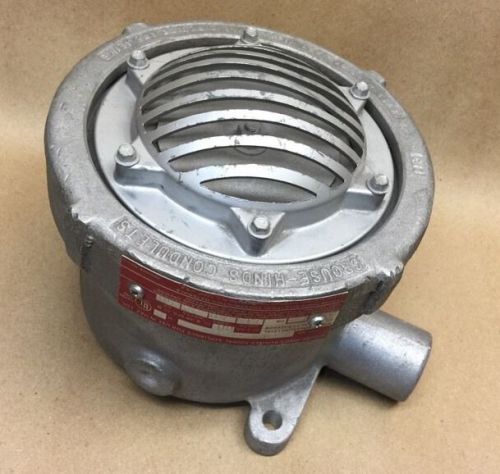 Explosion Proof Horn Crouse-Hinds ETH 2313 Audible Signal Appliance 115V 3/4&#034;