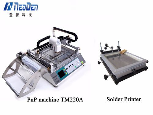 Neoden, Cheap, Stable, SMT machine, PnP machine,TM220A, solder printer,0402-5050