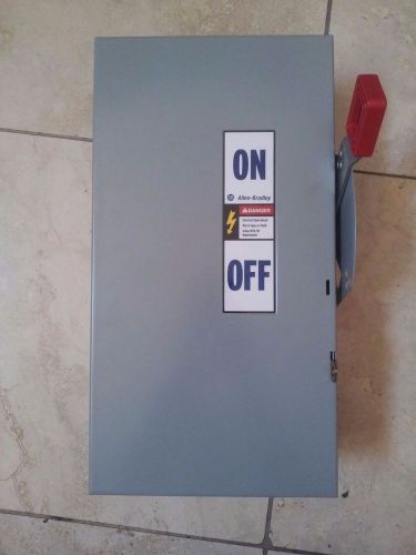NEW! Bulletin Allen Bradley 1494H DA3N  Safety Switch 100 amps 600 volts