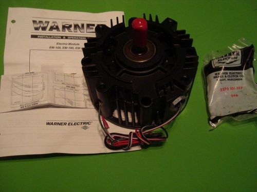 Warner electric em 50-20 brake module 5370-169-042, 5370169042, 90 vdc, new for sale