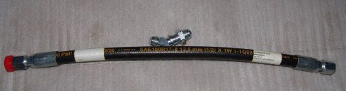 Hydraulic hose parker  1/2 &#034; x 21&#034; , 3000 psi female swivel fittings for sale