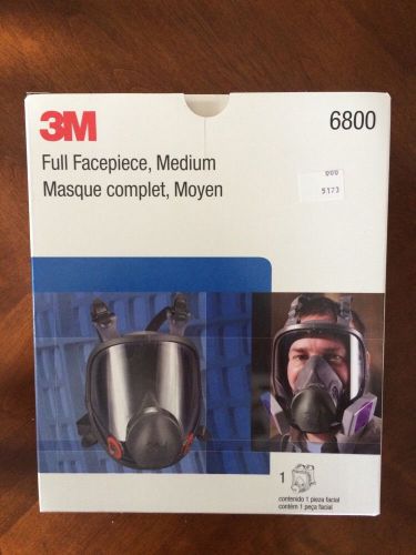 3m Full Face Respirator 6800 Medium  (15) 3m Particulate Filters(1)Organic Vapor