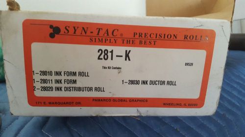 Syn-Tac PRECISION ROLLERS for Ryobi 2800 or Itek 960