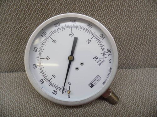 Weksler ea14a 0-30psi 1/4 in npt pressure gauge ea14a for sale