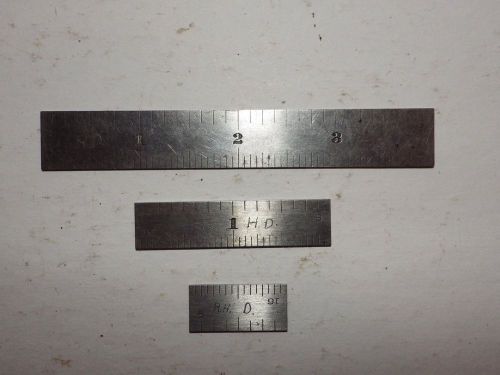 Union Tool Co. Scales 1&#034;, 2&#034;, and 4&#034;
