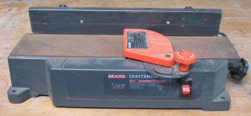 CRAFTSMAN 4-1/8 in. Jointer, Cast Iron Base &amp; Table for Woodworking