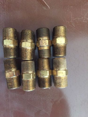 3/8&#034; brass hex nipples for sale