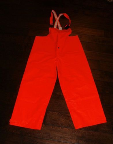 Nasco sentinel orange rain pants electric arc resistant sz m 4501tfo102 nwop for sale