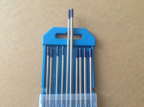 10 pcs 3/32&#034;*1/8&#034;* 7&#034;, wy20, sky blue 2% yttriated tungsten tig electrodes for sale