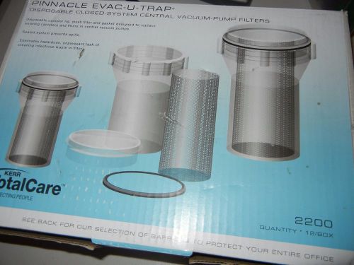 Pinnacle Evac-U-Trap Disposable Closed-System Central Vacuum-Pump Filters 2200