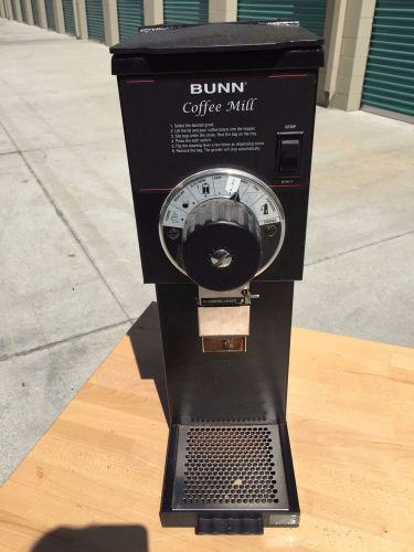 Bunn g1 commercial coffee grinder mill hd black bulk bean 1 lb works great! for sale