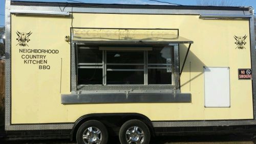 Used concession truck trailer mobile kitchen catering