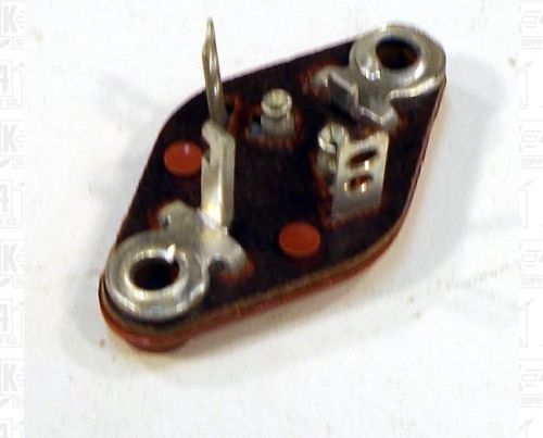 EEI Phenolic 2 Pin Female TO-66 Transistor Socket Diamond