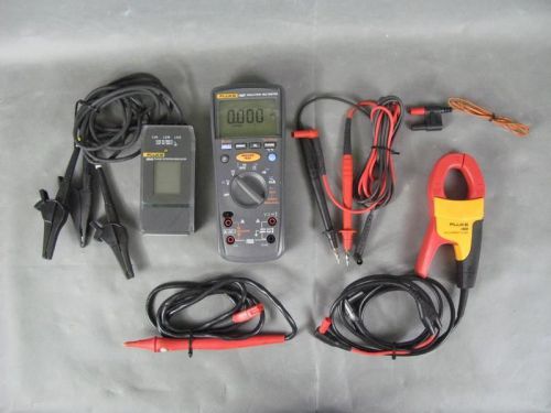 Fluke 1587 insulation multimeter &amp; 9040 phase rotation indicator w/ accessories for sale