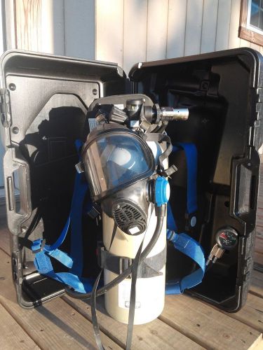 Scba isi vanguard with 2216 aluminum tank, mask, case, tested, free shipping for sale