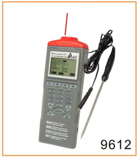 Infrared IR Laser Thermometer -40-500C Thermocouple Probe Data Logger 3in1 RS232